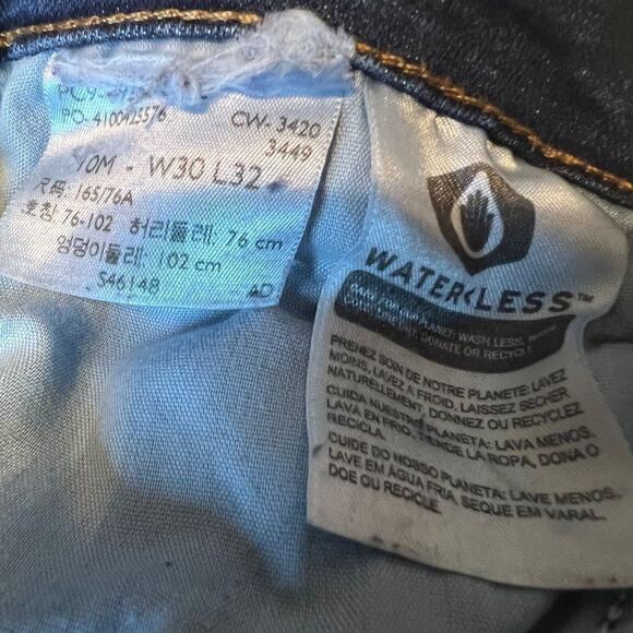 Levi's jeans classic bootcut dark wash with embroidered pocket details Sz 10 - Picture 11 of 11